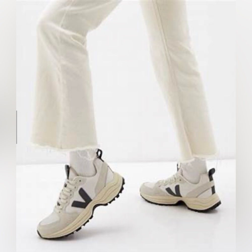 Veja Off-White and Navy Sneakers - Picture 6 of 6